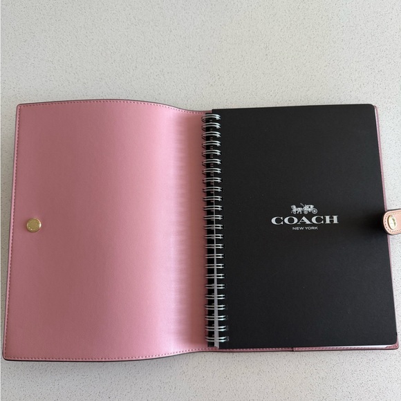 Coach Powder Pink Notebook - Picture 3 of 4